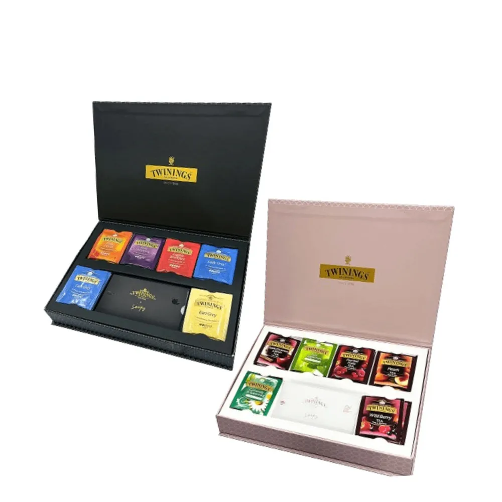 【Twinings 唐寧茶】藝術家禮盒 經典紅茶/清氛花茶包 42入(附贈提袋 #送禮首選#茶葉茶包禮盒#端午送禮)