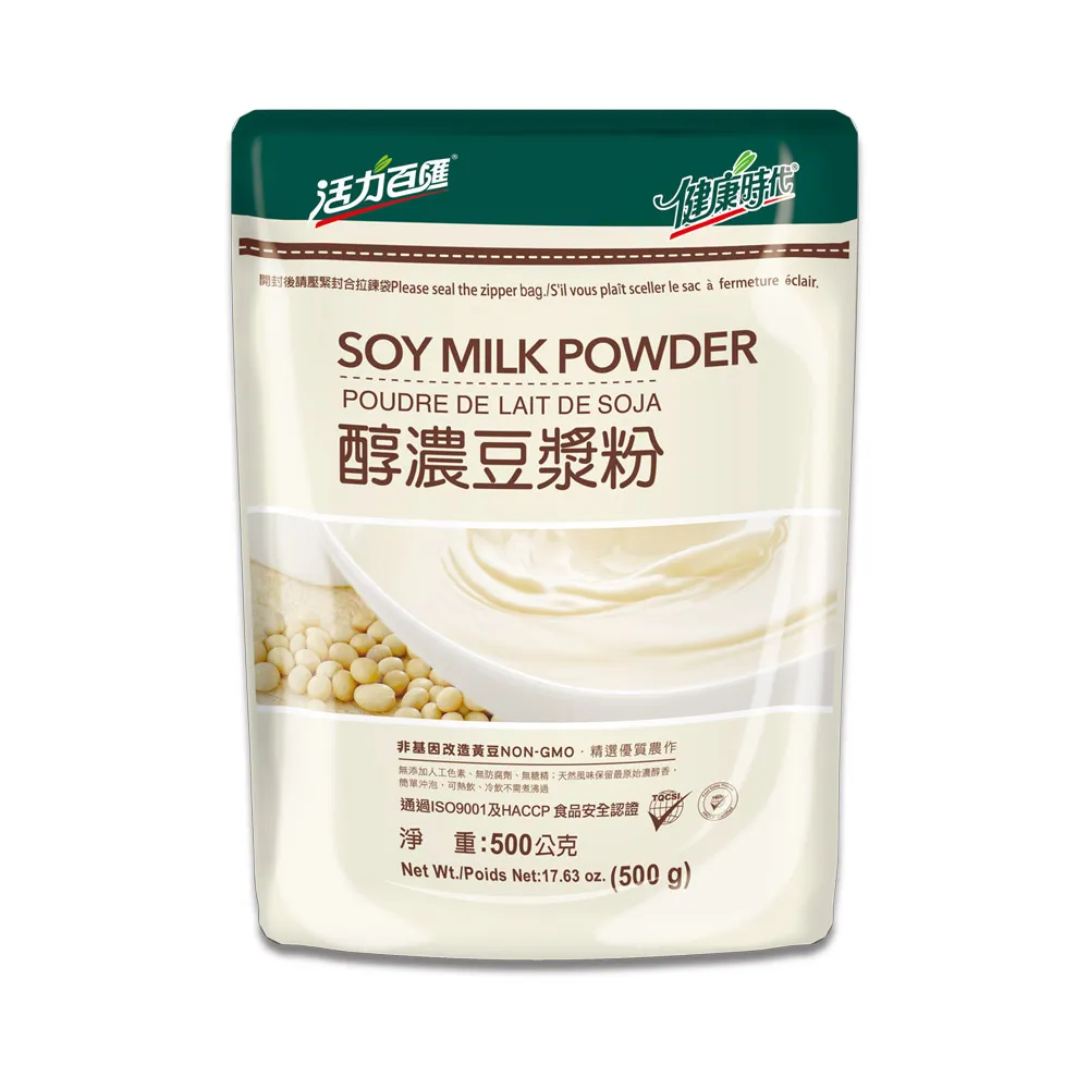 【健康時代】醇濃豆漿粉無加糖(500g)