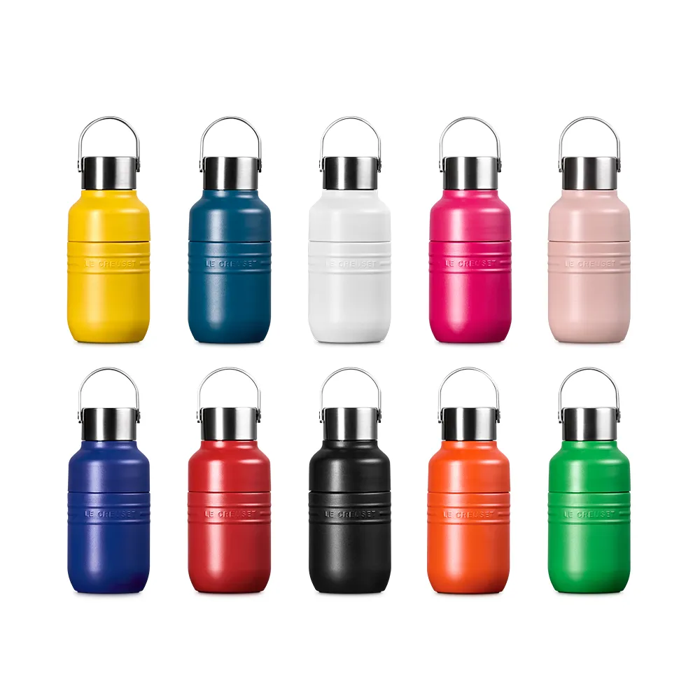 【Le Creuset】On The Go 系列保溫水壺250ml-無盒(10色選1)