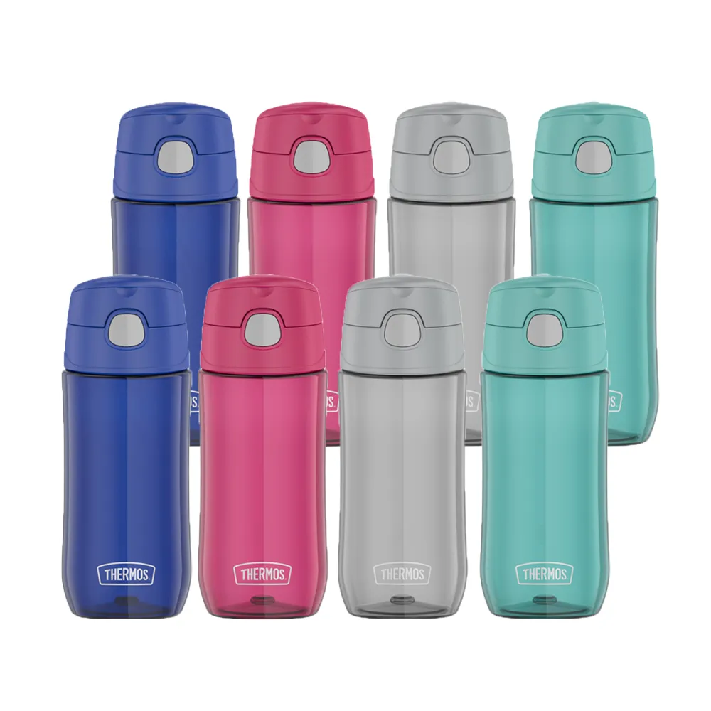 【THERMOS 膳魔師】買1送1_彈蓋直飲輕水瓶兒童水壺470ml(GP4040)