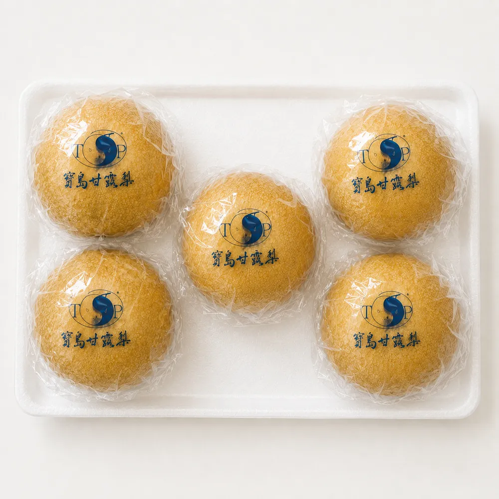 【GOZUII 果姬】卓蘭寶島甘露水梨26A-28A 5顆約4.8kg(農藥檢驗未檢出)中秋禮盒