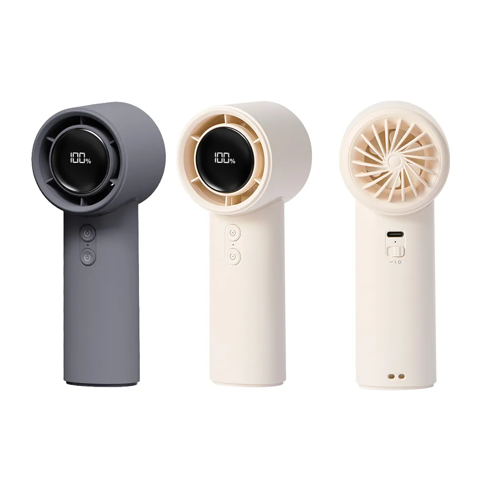 【POIEMA】Air 手持小電風扇(100檔風速/可做行動電源充電用/USB/高續航/頸掛手持/SMX796Z)