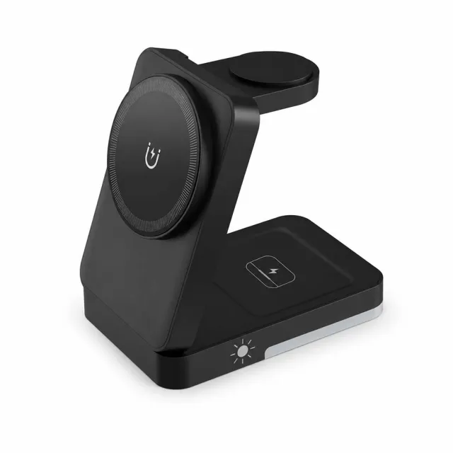 【JINPEI 錦沛】Qi2三合一 無線充電器 折疊充電支架iPhone Watch Airpods 磁吸充電