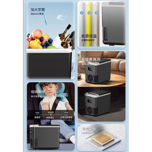 【tounichi 東日】車家兩用壓縮機冰箱 迷你冷凍冷藏雙用 車載冰桶