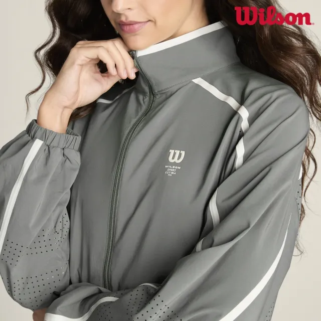 【WILSON】Victory Tech Jacket Castor 女款 服飾 外套 綠色 WE00188E079001