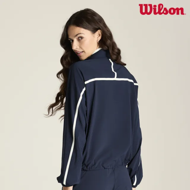 【WILSON】Victory Tech Jacket Classic Navy 女款 服飾 外套 海軍藍 WE00188U001001