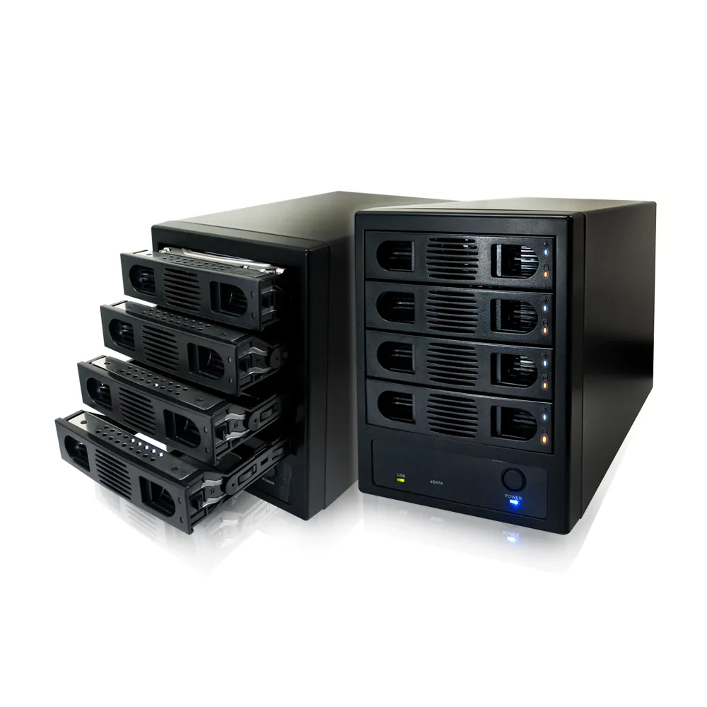 【伽利略】USB3.0 + eSATA 4-bay硬碟外接盒(35D-U3ES)