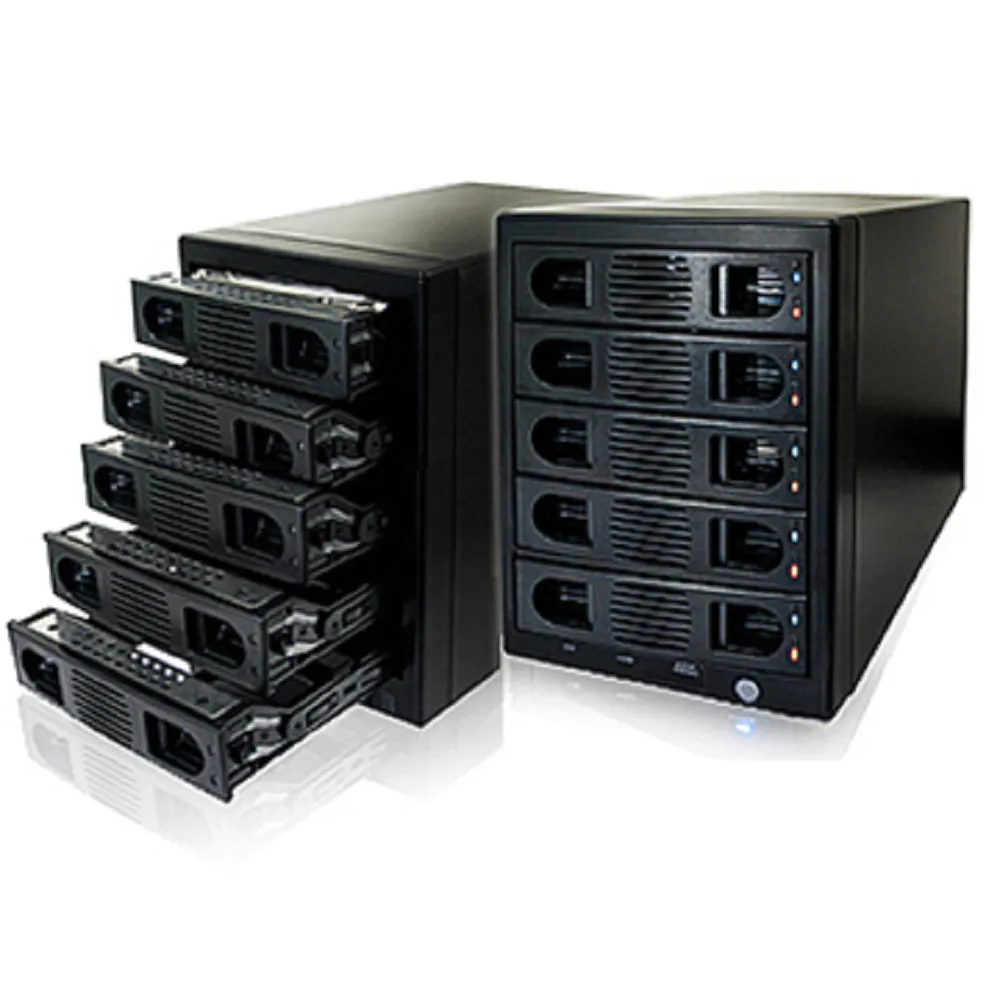 【伽利略】USB3.0 + eSATA 5-bay硬碟外接盒(35D-U3ES5R)