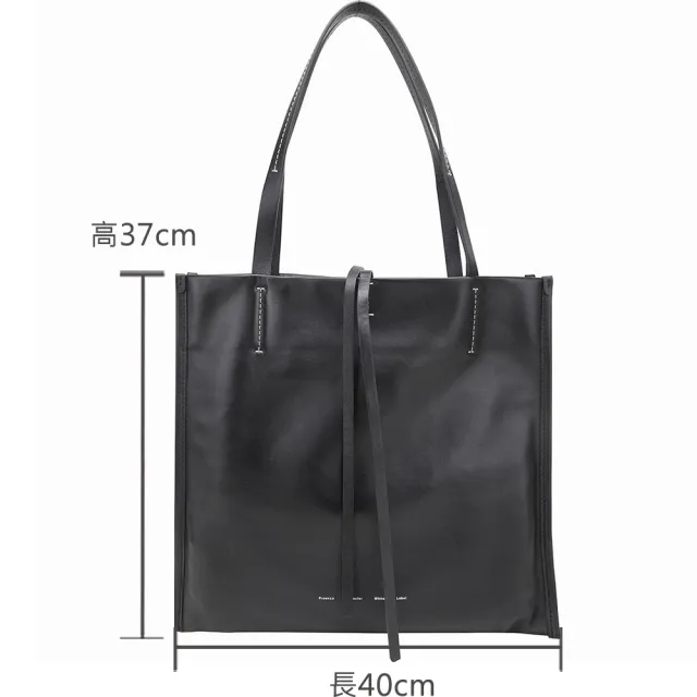 【Proenza Schouler】PS1 Twin 大款 柔軟納帕牛皮肩背托特包(黑色 筆電包 通勤包 LOEWE設計總監品牌)