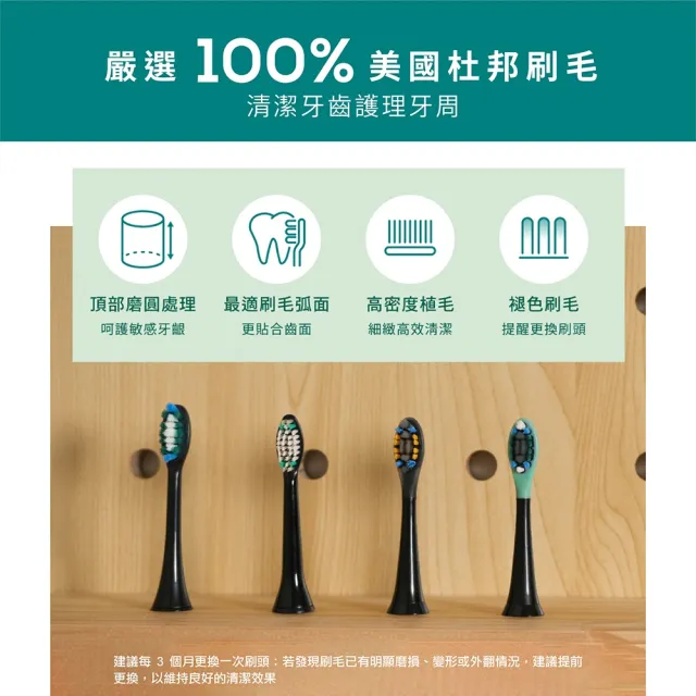 【beurer 德國博依】音波電動牙刷《SC系列》刷頭 (4入/組)- 抗敏護齦 光亮美白 深層除菌 (SC 30/SC 50)