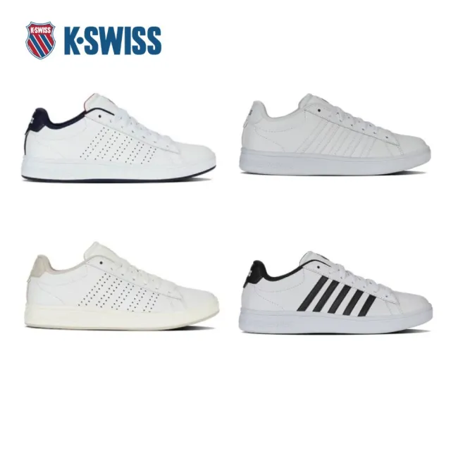 【K-SWISS】經典百搭小白鞋Court Base II/Tiebreak II 休閒鞋 板鞋 女鞋 多色 (94411/94413)
