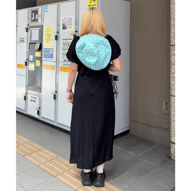 【BEAMS】官方旗艦館 Ray BEAMS / 女裝 格紋 寬帽簷 漁夫帽