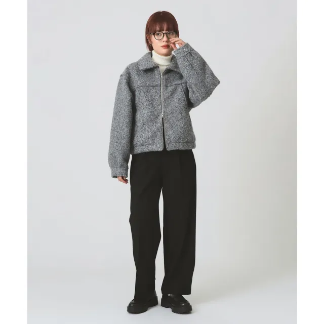 【BEAMS】官方旗艦館 Ray BEAMS / 女裝 LOOP 長毛 拉鍊 外套