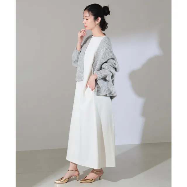 【BEAMS】官方旗艦館 Demi-Luxe BEAMS / 女裝 混織 低針距 開襟衫