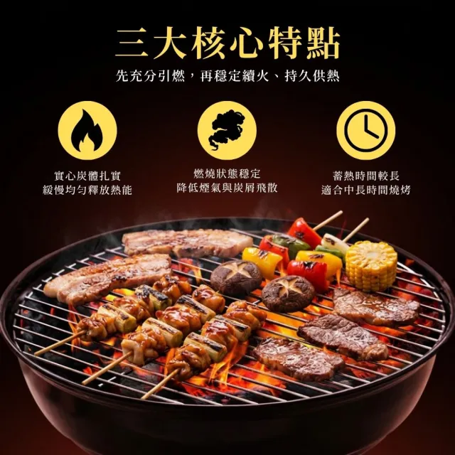 【點秋香】炭研所 竹作條炭 2KG