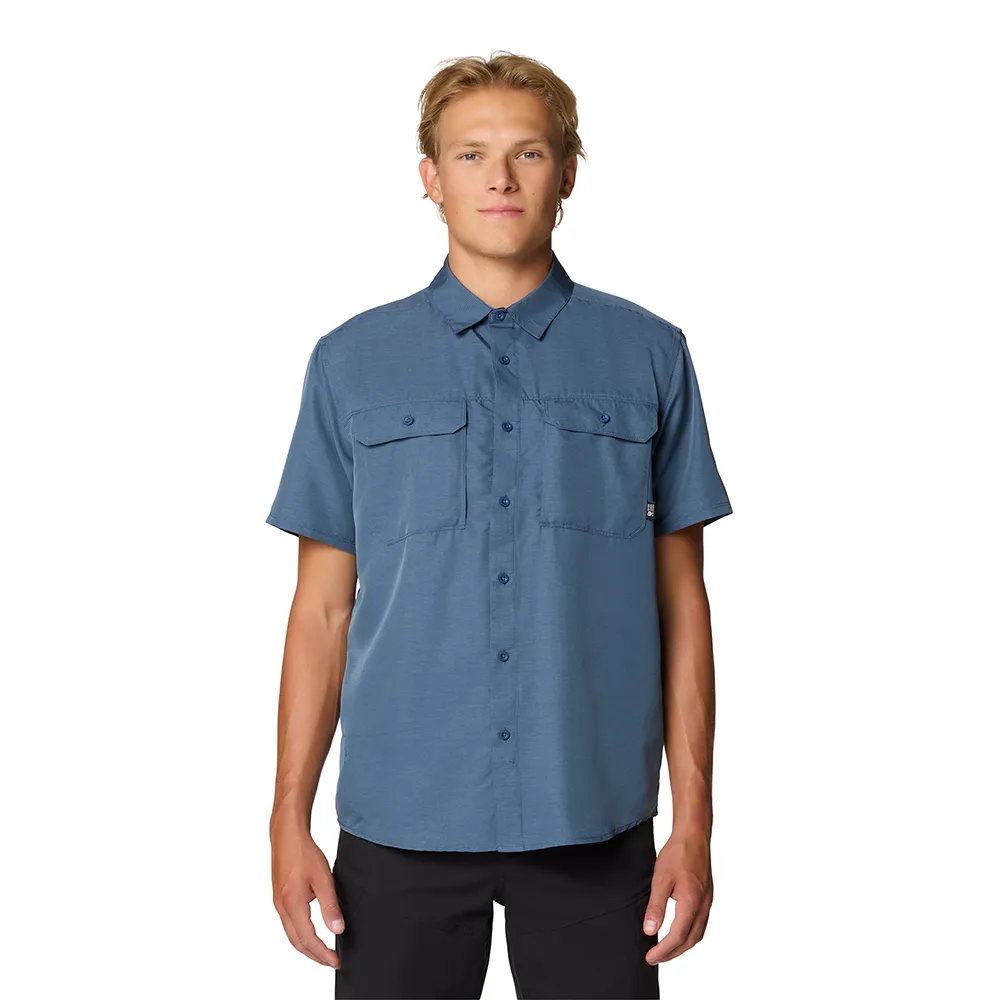 【Mountain Hardwear】Canyon Short Sleeve Men 機能防曬短袖襯衫 鋅色 男款 #2110231