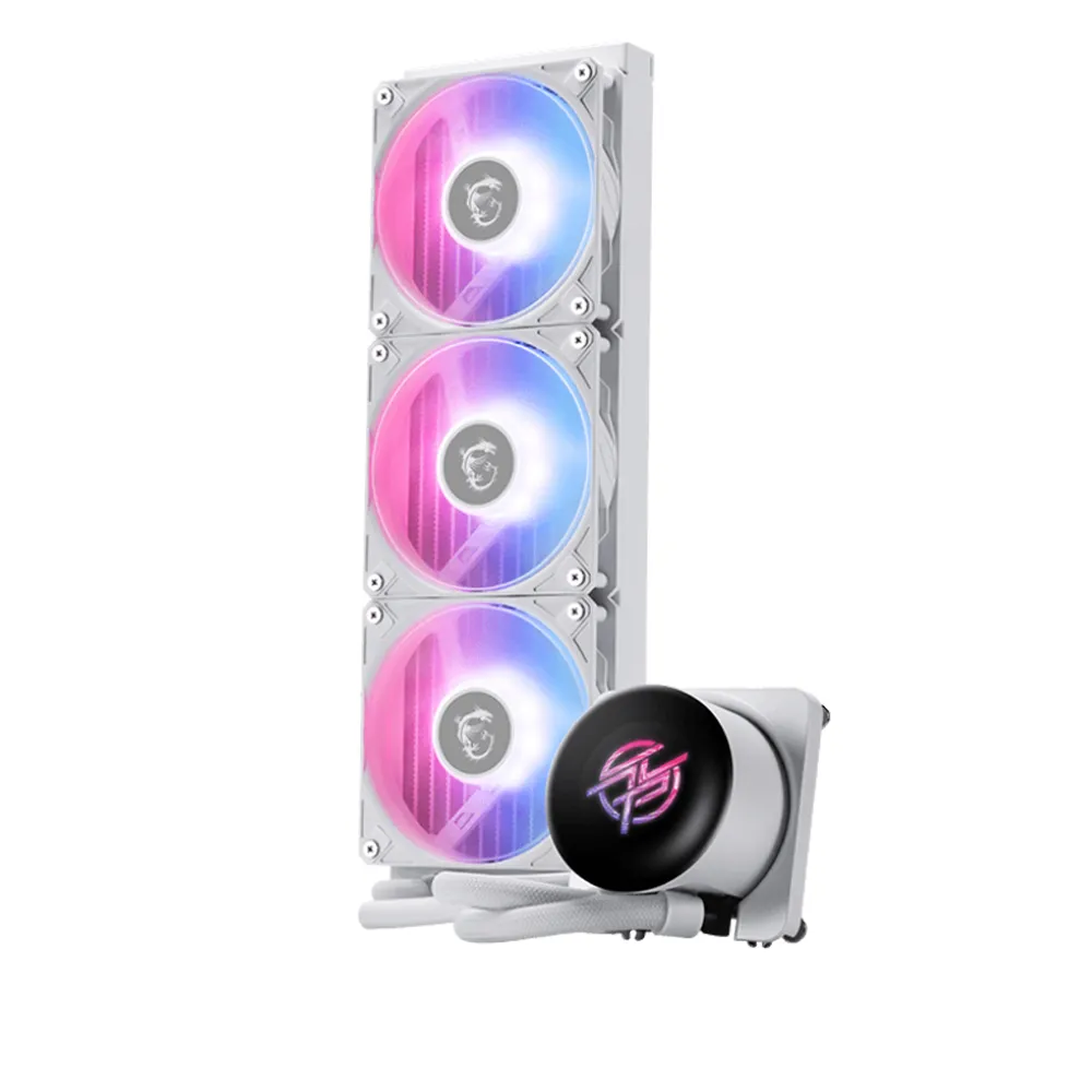 【MSI 微星】MPG CORELIQUID P13 360 WHITE 水冷風扇(INTEL/AMD/水冷散熱器)