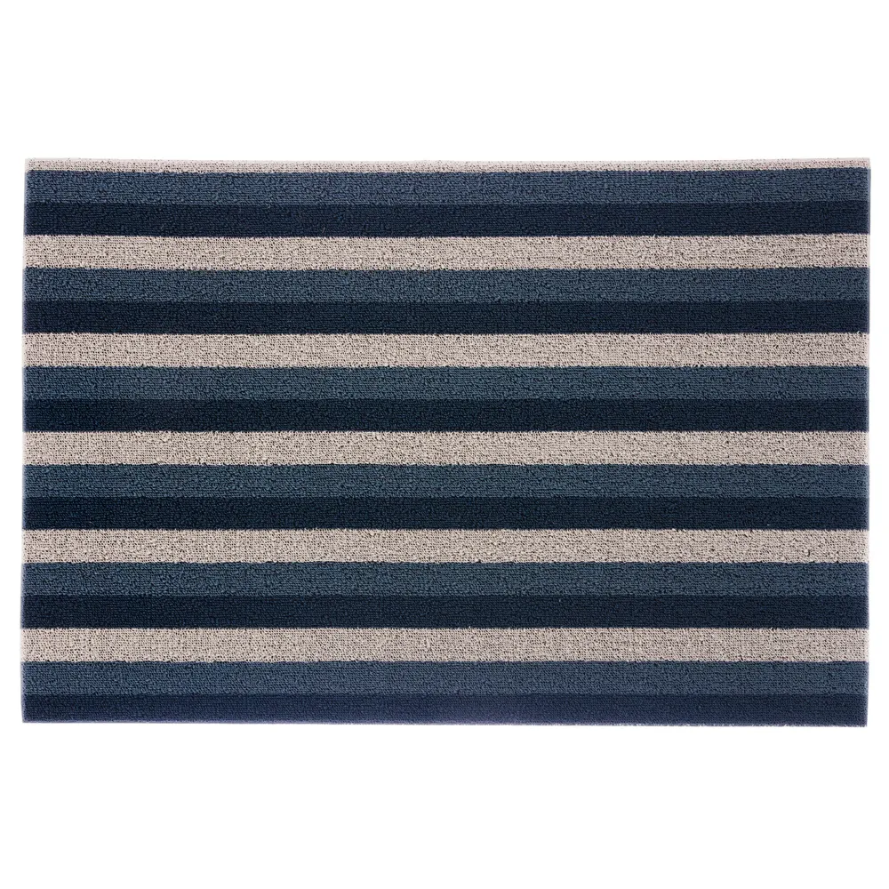 【特力屋】簇圈刮泥地墊/踏墊 60x90cm 藍色款