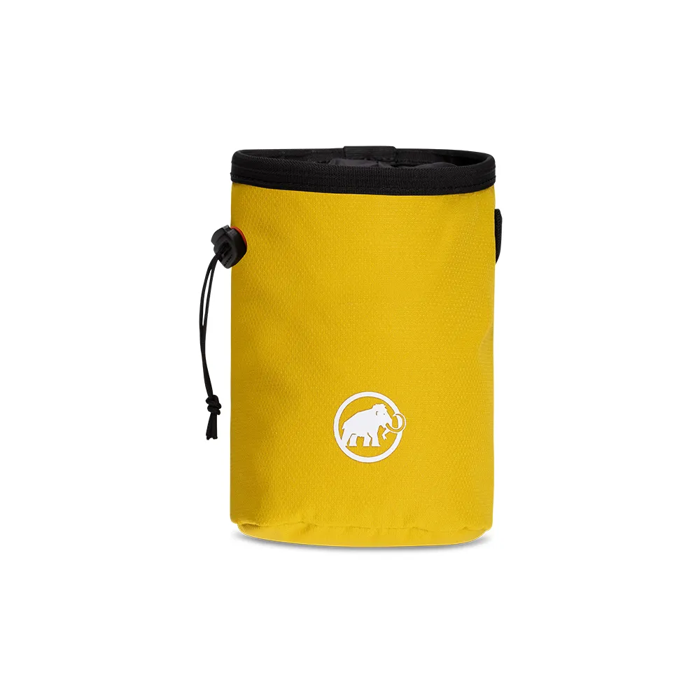 【Mammut 長毛象官方直營】Gym Basic Chalk Bag 多用途經典攀岩粉袋/側背包 醇厚黃 #2050-00320