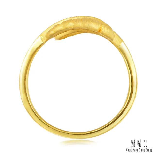 【點睛品】羽毛 黃金戒指_計價黃金(港圍13)