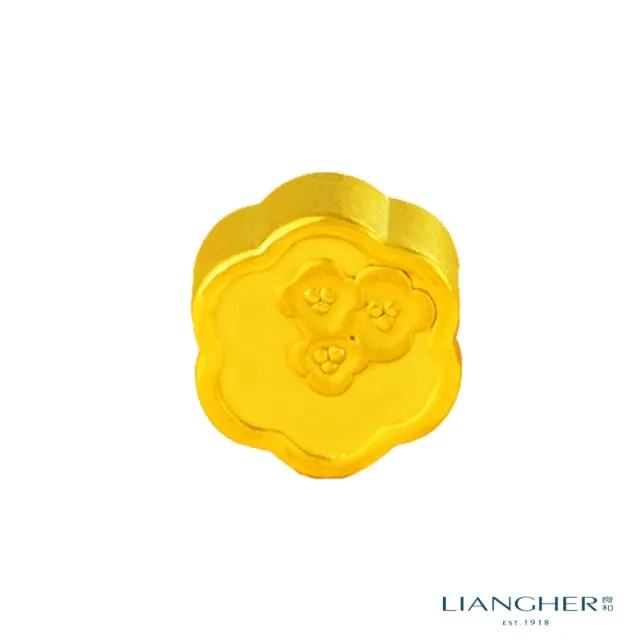 【良和珠寶】黃金手鍊 良工巧匠3D硬金胖月餅串珠(金重:0.48錢±0.01)