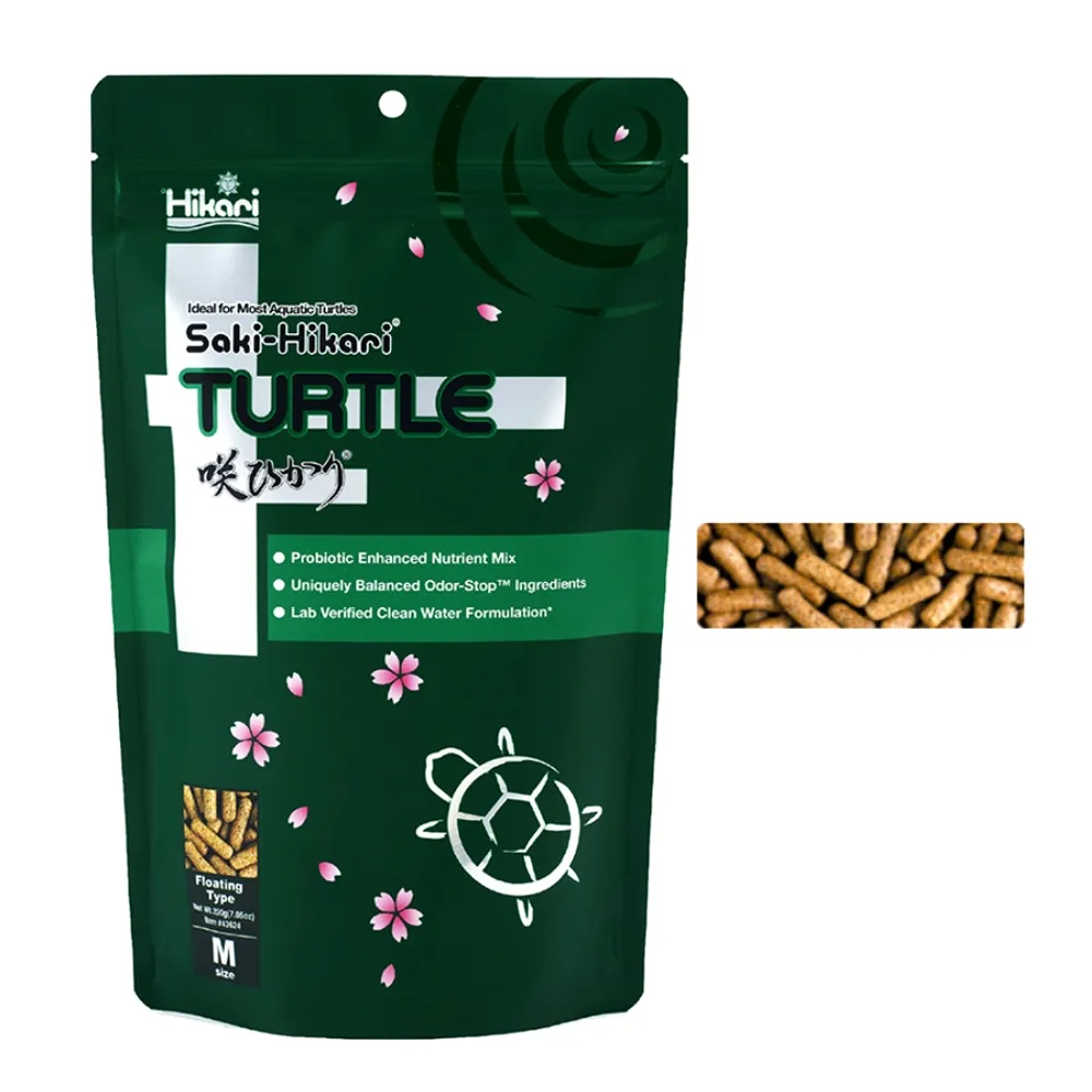 【HIKARI 高夠力】善玉菌烏龜飼料 45g 促進消化/營養好吸收(適用各種澤龜.浮水性飼料 43622)
