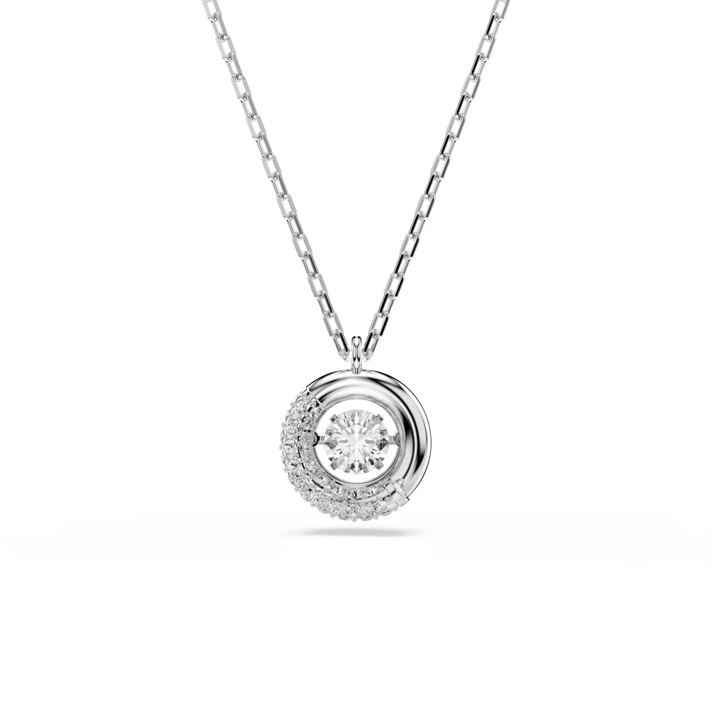 【SWAROVSKI 施華洛世奇】官方直營 Dextera 鏈墜 鍍玫瑰金色/鍍白金色(2色任選)