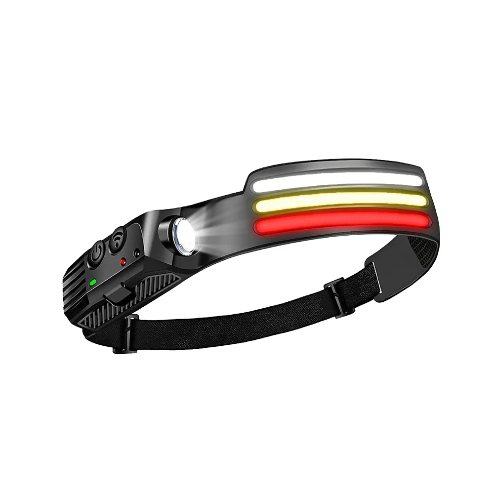【KINYO】無線三燈條感應式頭燈(探照燈/露營/停電必備品 LED-7549)