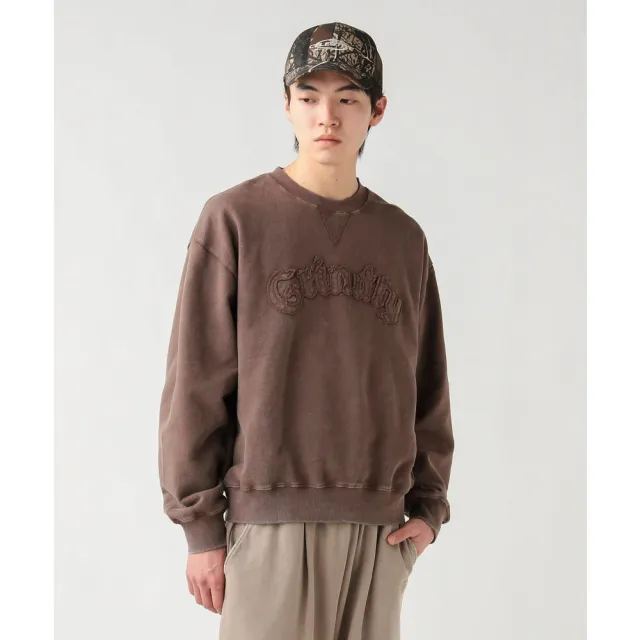 【BEAMS】官方旗艦館 BEAMS HEART / 男裝 貼布 圓領 衛衣
