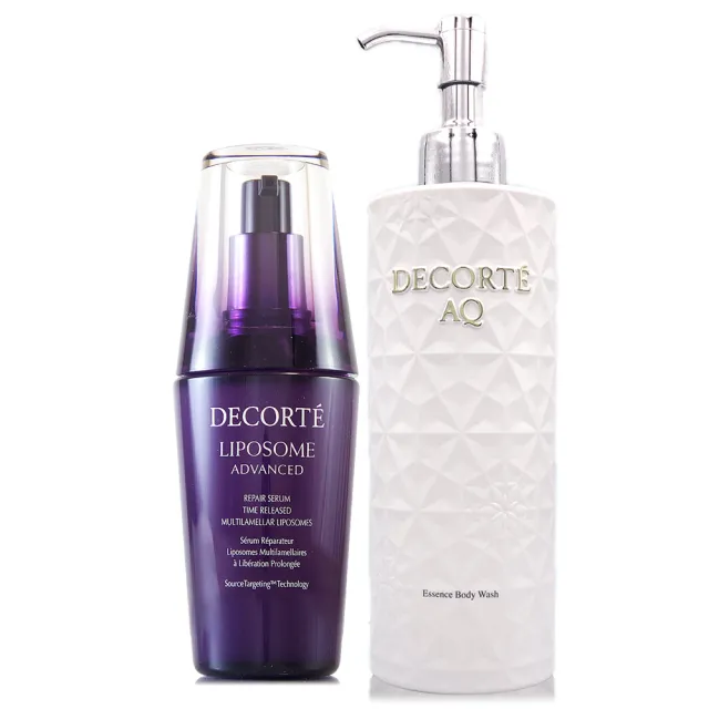 【COSME DECORTE 黛珂】超微導全能修護精粹50ml-小紫瓶-贈AQ煥妍潤澤沐浴乳350ml (專櫃公司貨)