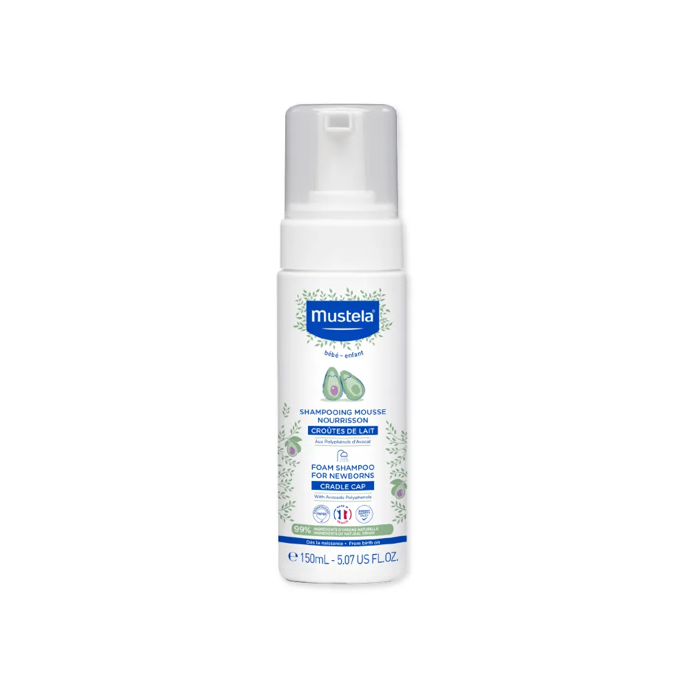 【Mustela 慕之恬廊】慕之幼 潔髮慕絲 150ml(協助清除乳痂胎垢)