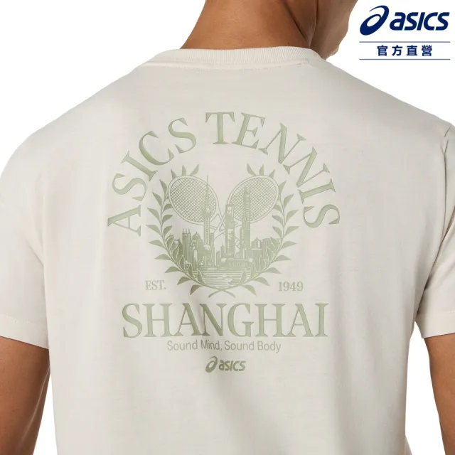 【asics 亞瑟士】短袖上衣 男款 海外版 網球上衣 2041A351-250