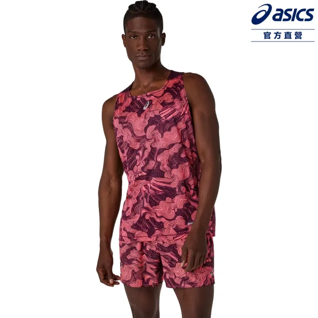 【asics 亞瑟士】背心 男款 FUJITRAIL ACTIBREEZE 海外版 跑步上衣 2011D528-700