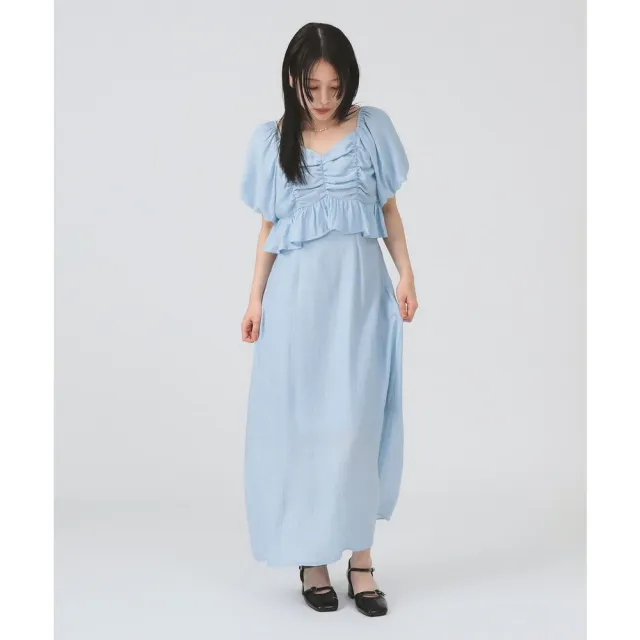 【BEAMS】官方旗艦館 Ray BEAMS / 女裝 褶邊 泡芙袖 洋裝