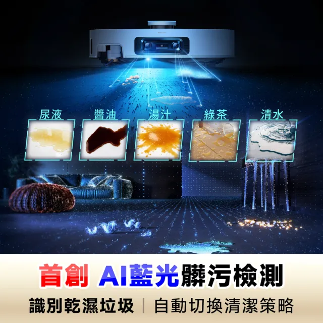 【Dreame 追覓科技】X60 Ultra Extreme 仿生雙關節外擴AI掃拖旗艦機(5+5公分越障/拖布外擴18公分/42000PA)