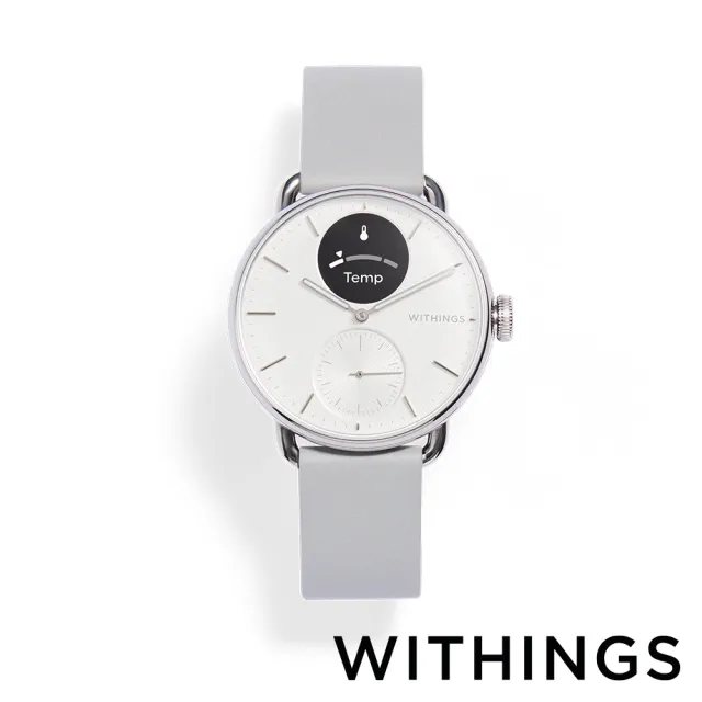 WITHINGS ScanWatch 2 全方位健康智慧腕錶 38mm 玫瑰金白/白/黑 公司貨