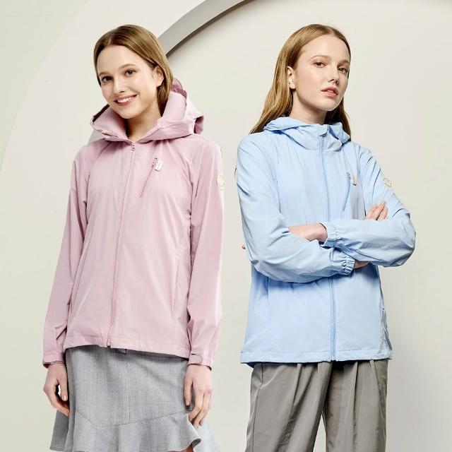 【MYVEGA 麥雪爾】MA涼感速乾機能連帽外套-男女款任選(日系/防曬外套/罩衫/連帽/充氣頸枕/呼呼衣)