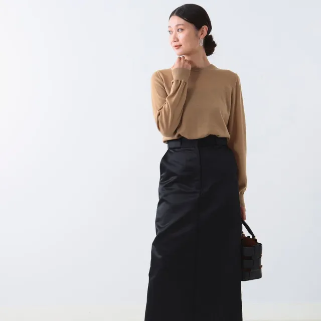【BEAMS】官方旗艦館 SLOANE / 女裝 14G 圓領 毛衣