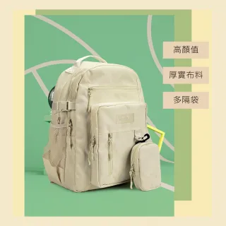 【MoodRiver】加厚 大容量 後背包 學生書包 筆電後背包 電腦背包 旅行背包 防潑水 加強版  