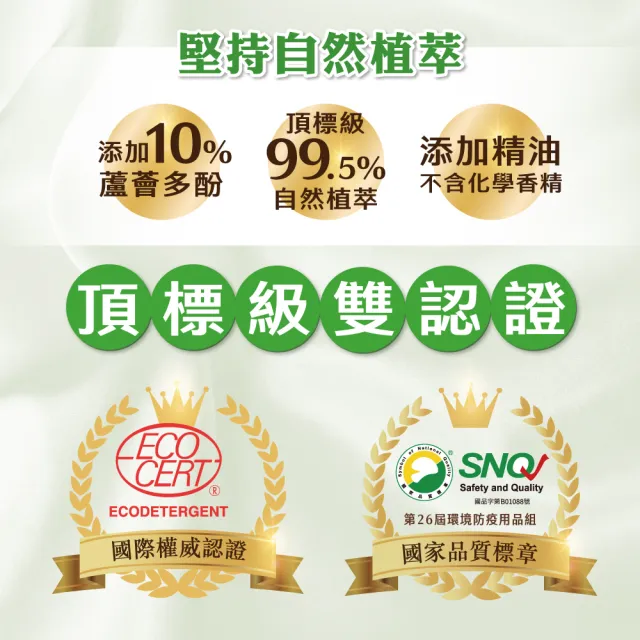 moPro會員專屬【一滴淨】1000gx2瓶+800gx4包 六件組 蘆薈多酚洗碗精(柑橘精油/檸檬精油洗碗精)