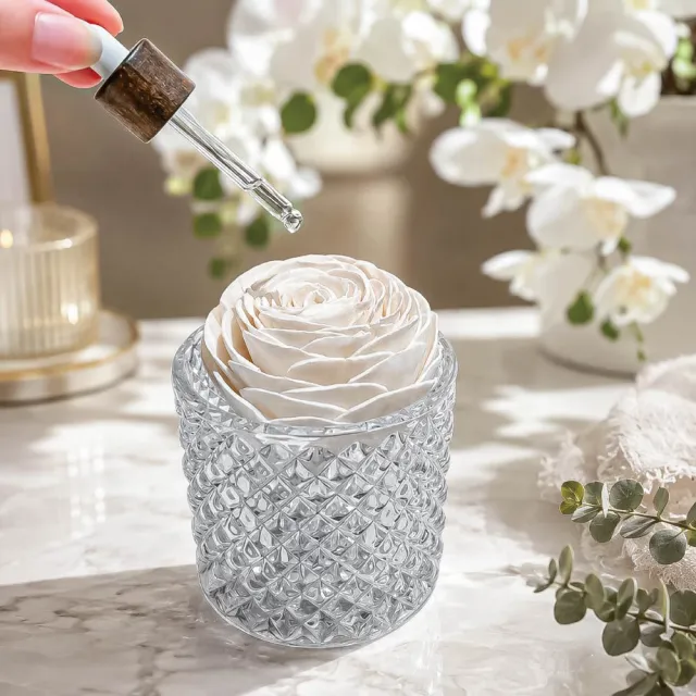 【The Forest 癒森林】鄉村玫瑰香氛擴香水晶禮盒含30ml品牌香氛油(送禮禮盒/居家香氛/生日禮物/香氛精油)