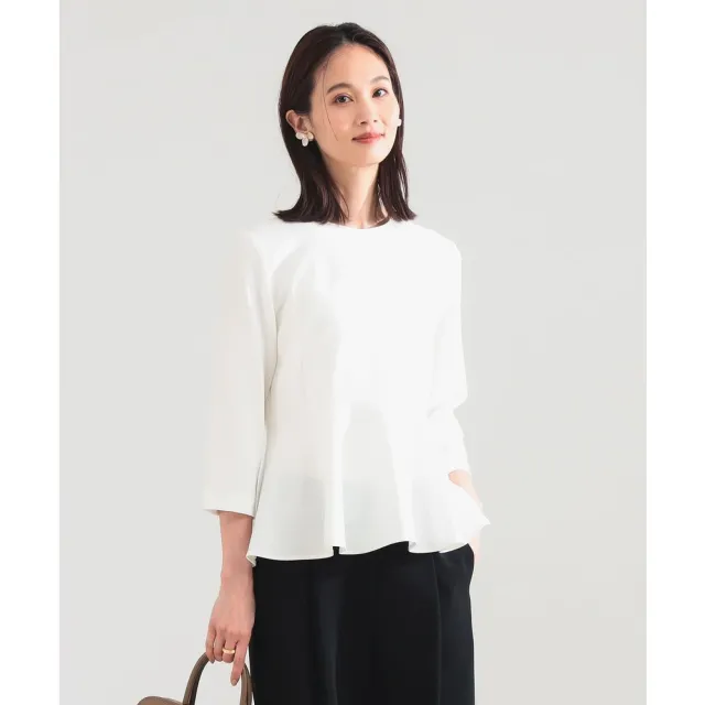 【BEAMS】官方旗艦館 Demi-Luxe BEAMS / 女裝 醋酸纖維 傘狀 上衣