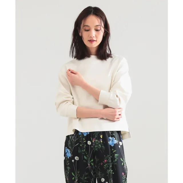 【BEAMS】官方旗艦館 Demi-Luxe BEAMS / 女裝 羅馬布 船領 上衣