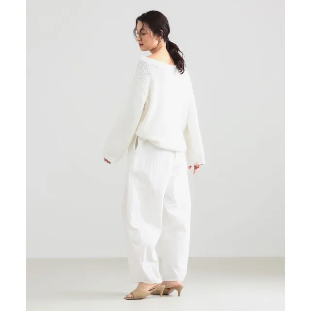 【BEAMS】官方旗艦館 Demi-Luxe BEAMS / 女裝 棉質 低針距 長袖 上衣