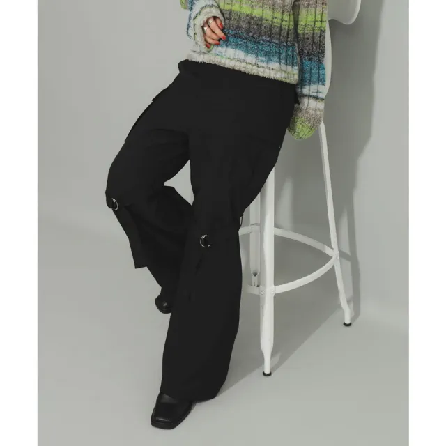 【BEAMS】官方旗艦館 Ray BEAMS / 女裝 腿部綁帶 CARGO 長褲