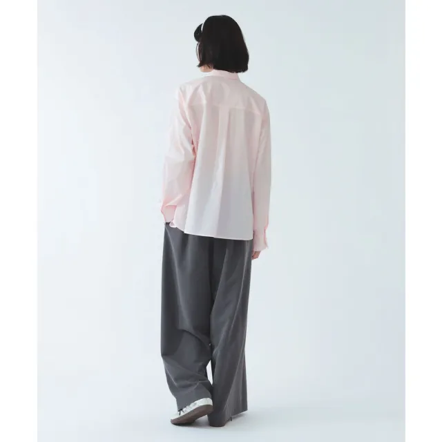 【BEAMS】官方旗艦館 Ray BEAMS / 女裝 雙褲頭 打褶 寬版 長褲