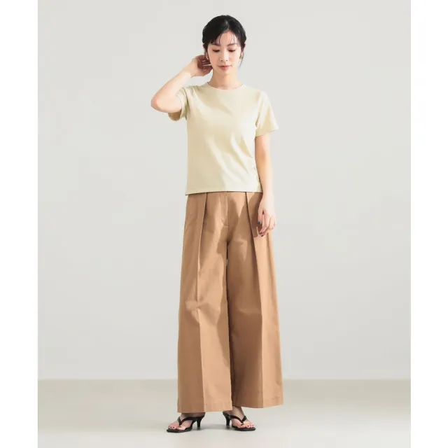 【BEAMS】官方旗艦館 Demi-Luxe BEAMS / 女裝 毛圈紗 圓領 T恤