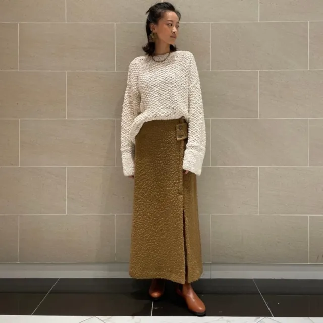 【BEAMS】官方旗艦館 RBS / 女裝 起毛 長裙