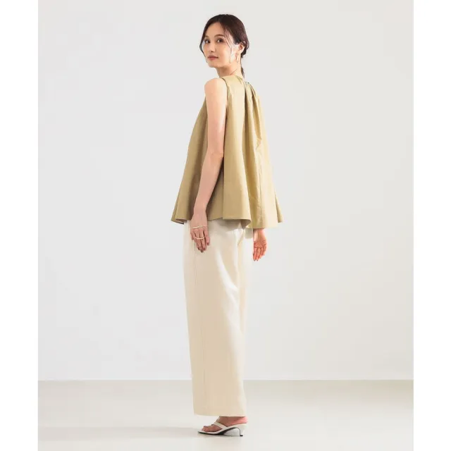 【BEAMS】官方旗艦館 Demi-Luxe BEAMS / 女裝 寬版 褶邊 抓皺 上衣