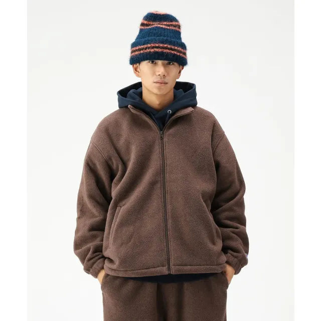 【BEAMS】官方旗艦館 Champion × BEAMS / 別注 男裝 抓毛絨 立領 外套